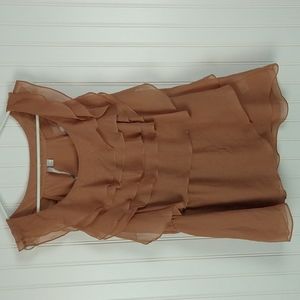 Lauren Conrad Ruffled Blouse Size XL